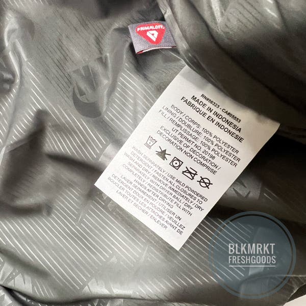 Nike Sportswear Mens Club Puffer Jacket Gray L-Tall | SidelineSwap 