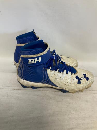 Used Under Armour Adult FB Cleats White Senior 7.5 11823-S000033412