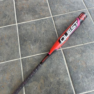 Red 2022 Louisville Slugger Quest Alloy Bat (-12) Alloy 19 oz 31" (See Description)