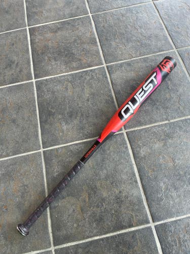 Red 2022 Louisville Slugger Quest Alloy Bat (-12) Alloy 19 oz 31" (See Description)