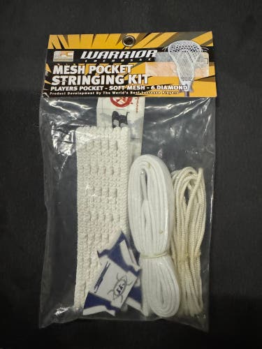 Warrior 6 Diamond mesh pocket stringing kit (New)
