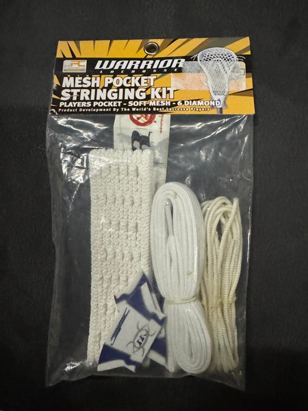 Warrior 6 Diamond mesh pocket stringing kit (New)