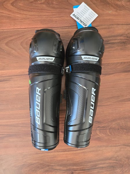 Junior Bauer X 12" Shin Pads (New)