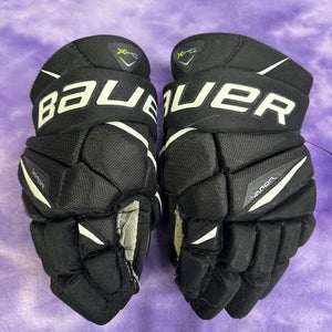 Black Junior Bauer Vapor X-Shift Pro Gloves 11" (Used)