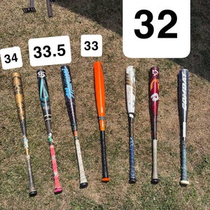 All BBCOR Bats, 32-34
