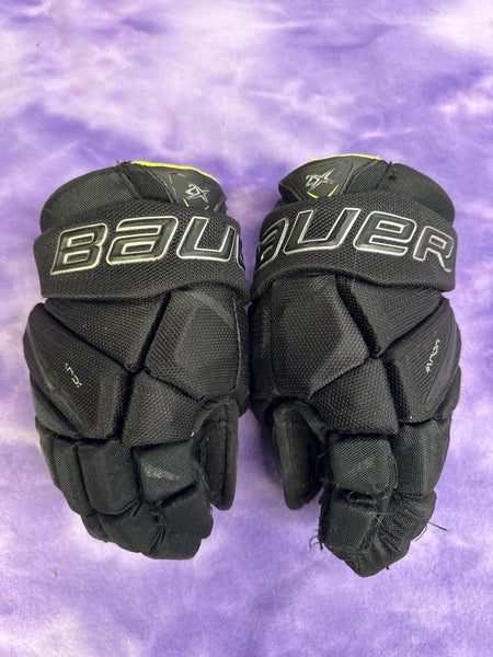 Black Junior Bauer Vapor 2X Gloves 11" (Used)
