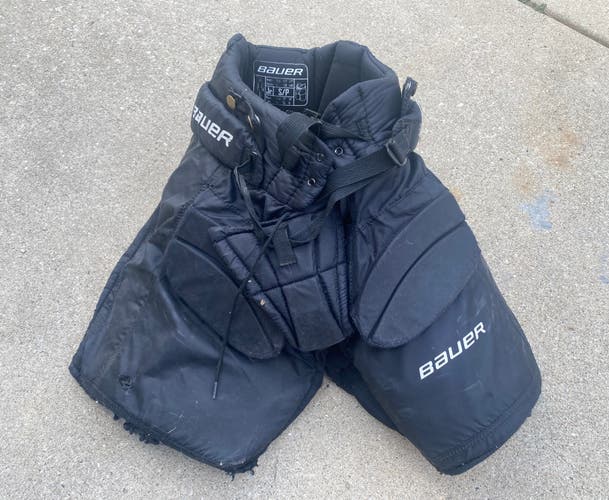 Junior Small Bauer Performance Hockey Goalie Pants (Used)
