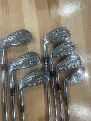 Men's Titleist 718 AP2 Left Hand Iron Set Steel Shaft
