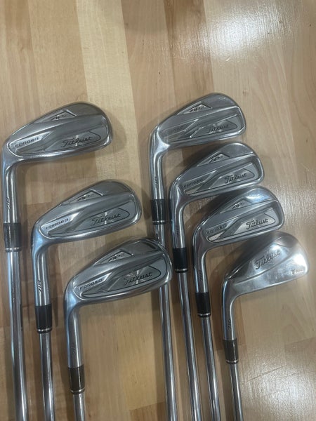 Men's Titleist 718 AP2 Left Hand Iron Set Steel Shaft