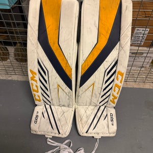 34"  CCM Axis 1.9 Goalie Leg Pads (Used)