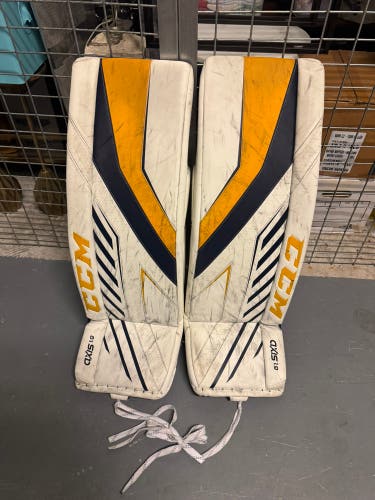 34" CCM Axis 1.9 Goalie Leg Pads (Used)