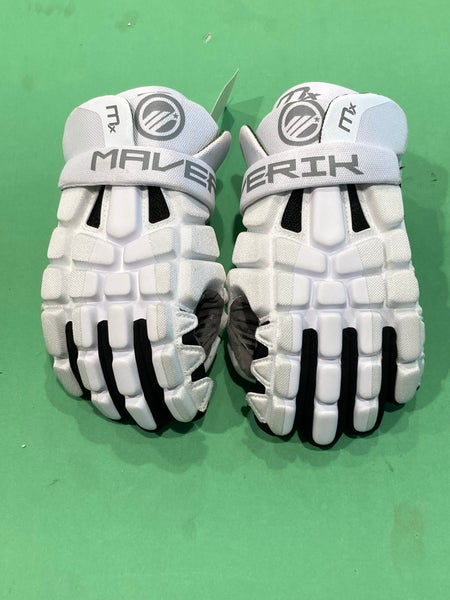Used Maverik MX Lacrosse Gloves 12"