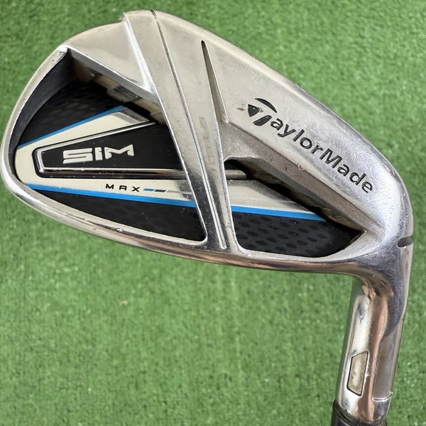 TaylorMade Sim Max 9 Iron KBS $-Taper Lite Stiff Flex Right Handed 36