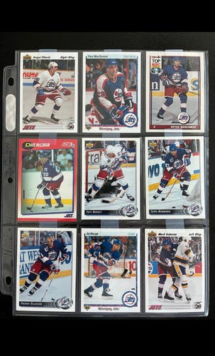 Vintage Winnepeg Jets Hockey Cards