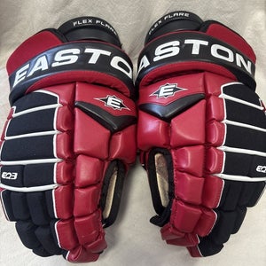 Senior adult size 14 inch Easton EQ3 ice hockey player gloves