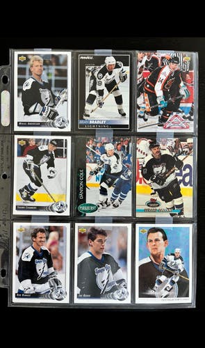 Vintage Tampa Bay Lightning Hockey Cards