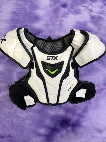 Medium Youth STX Cell IV Shoulder Pads (Used)