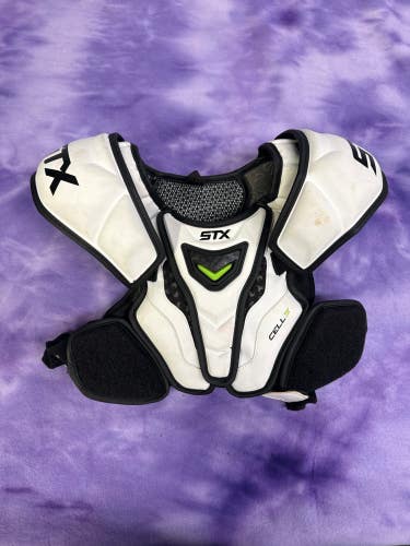 Small Youth STX Cell IV Shoulder Pads (Used)