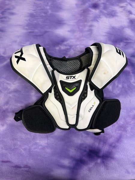Small Youth STX Cell IV Shoulder Pads (Used)