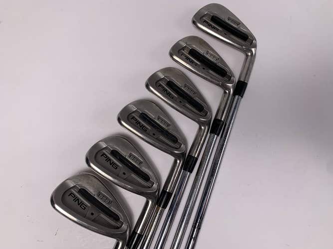 Ping S58 Iron Set 4-9 Black Dot Cushin Stiff Steel Mens RH