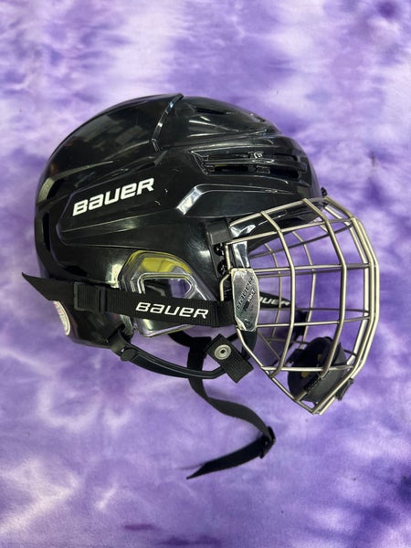 Black Large Bauer IMS 9.0 Helmet (Used)