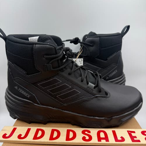 Adidas Terrex Unity Leather Mid Rain.RDY Hiking Boots GZ3325 Waterproof Men’s Sz 11