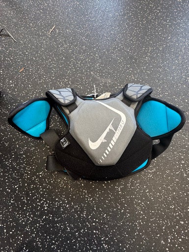 Used Nike VAPOR LT Lacrosse Shoulder Pads Grey SM 11849-S000030467