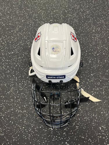 Used Bauer REAKT 150 L Helmet Cage Combo White LG 11849-S000030490