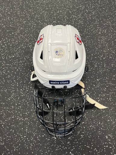 Used Bauer REAKT 150 L Helmet Cage Combo White LG 11849-S000030490