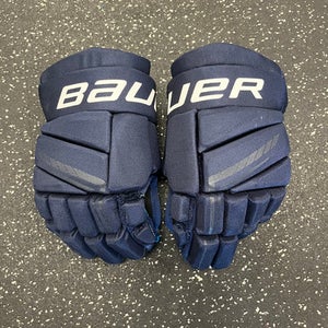 Used Bauer X Junior Gloves Navy Blue 12" 11849-S000030489