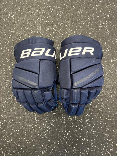Used Bauer X Junior Gloves Navy Blue 12" 11849-S000030489