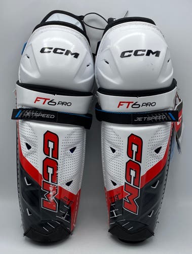 NEW CCM FT6 Pro Shin Pads, 13”