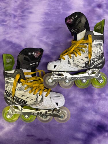 Junior Mission Inhaler WM02 Inline Skates Wide Width Size 3 (Used)
