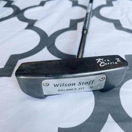 Wilson Staff Balance Fit M Kirk Currie II RH Golf Club Putter Center Shaft 35"