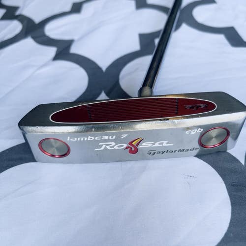 TaylorMade Rossa AGSI Lambeau 7 CGB RH Golf Club Putter Center Shaft 35"
