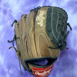 Brown Rawlings Premium Series RH Pitcher's Baseball Glove 12" (Used)
