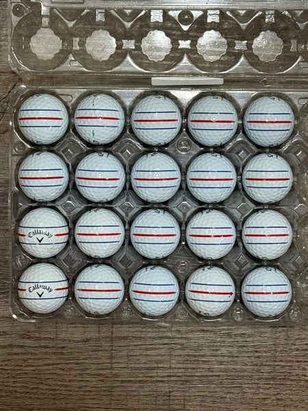 20 Callaway Triple Track Golf Balls (Chrome Soft, Chrome Tour, ERC Soft) - 5A