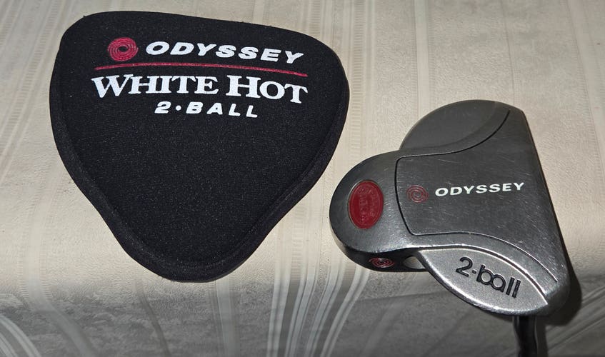 Odyssey White Hot 2 Ball Putter 34-inch  Super Stroke Mid Slim 2.0 Grip RH
