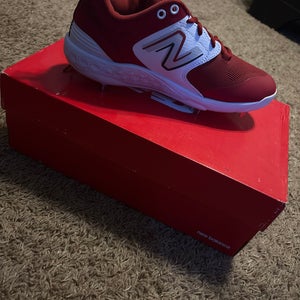 Red Men's Size M 10.0 (W 11.0) New Balance Metal (New)
