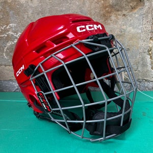 Red Youth CCM Tacks 70 Helmet (Used)