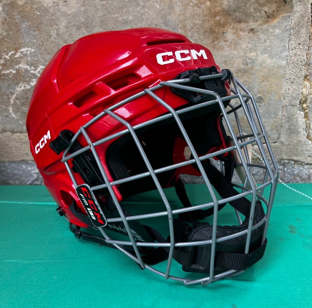 Red Youth CCM Tacks 70 Helmet (Used)