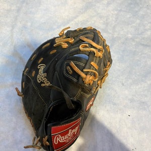 Black Rawlings Renegade RH First Base Baseball Glove 12" (Used)