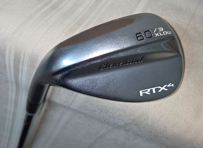 Cleveland RTX 4 Wedge LW 60° 3 XLow Dynamic Gold S400 Left Handed 35"
