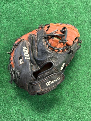 Black Wilson A550 RH Catcher's Baseball Glove 32" (Used)