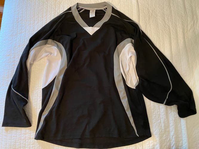 Kamazu Adult Large Black/White Practice Jersey