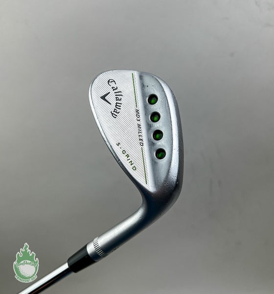 Used Callaway MD3 Chrome Milled S Grind Wedge 54*-10 Senior Flex Steel Golf