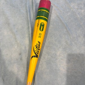 2024 Victus Vibe Alloy Bat USABat Certified (-10) Alloy 21 oz 31" (Used)