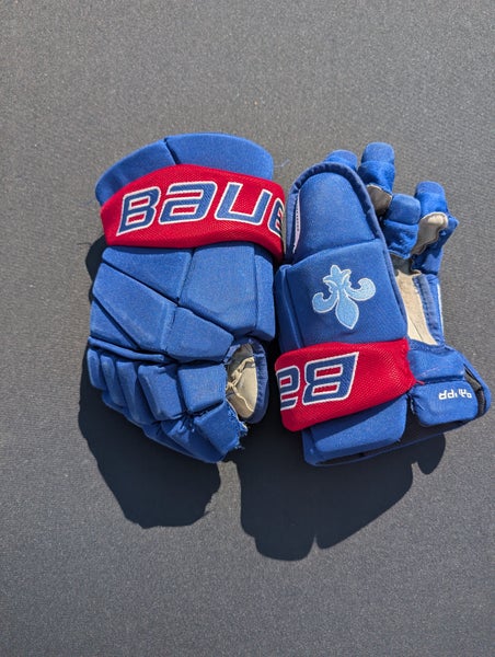 Bauer Vapor Pro Team Gloves 14" (Used) (Nordiques)