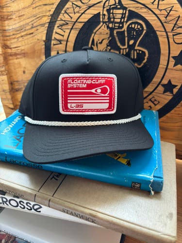 Vintage L 35 Black Golf Rope Hat