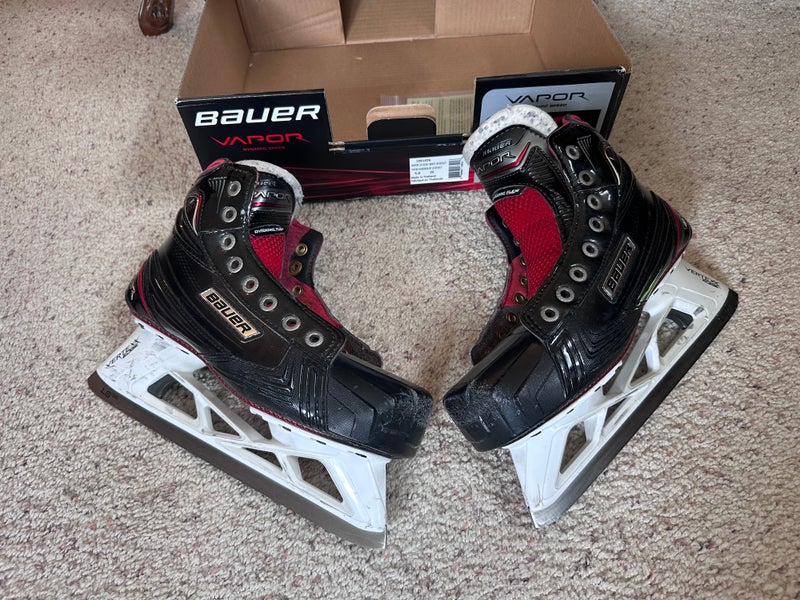 Bauer Vapor 1X Pro Hockey Goalie Skates Extra Wide Width  Size 5 (Used)